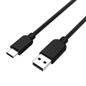 Kabel WG USB Typ C na USB, 2m, 60W, opletený, černá OBAL POŠKOZEN