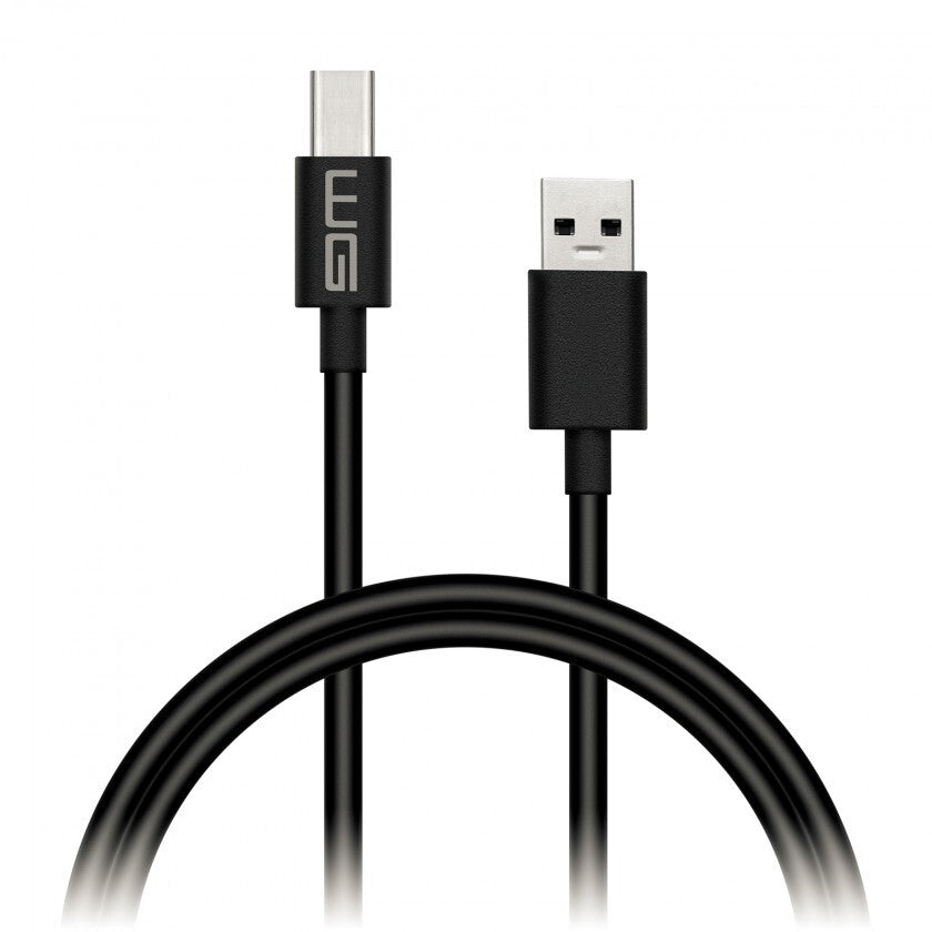 Kabel WG USB Typ C na USB, prodloužený konektor, 1m, černá