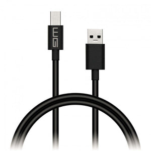 Kabel WG USB Typ C na USB, prodloužený konektor, 1m, černá