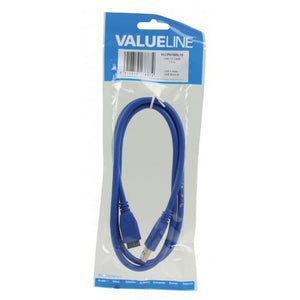Kabel zástrčka USB 3.0 A-zástrčka USB micro B,1,00 m-VLCP61500L10