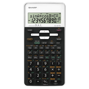 Vědecká kalkulačka Sharp EL531THBWH, 273 funkcí, 2 řádky, kryt