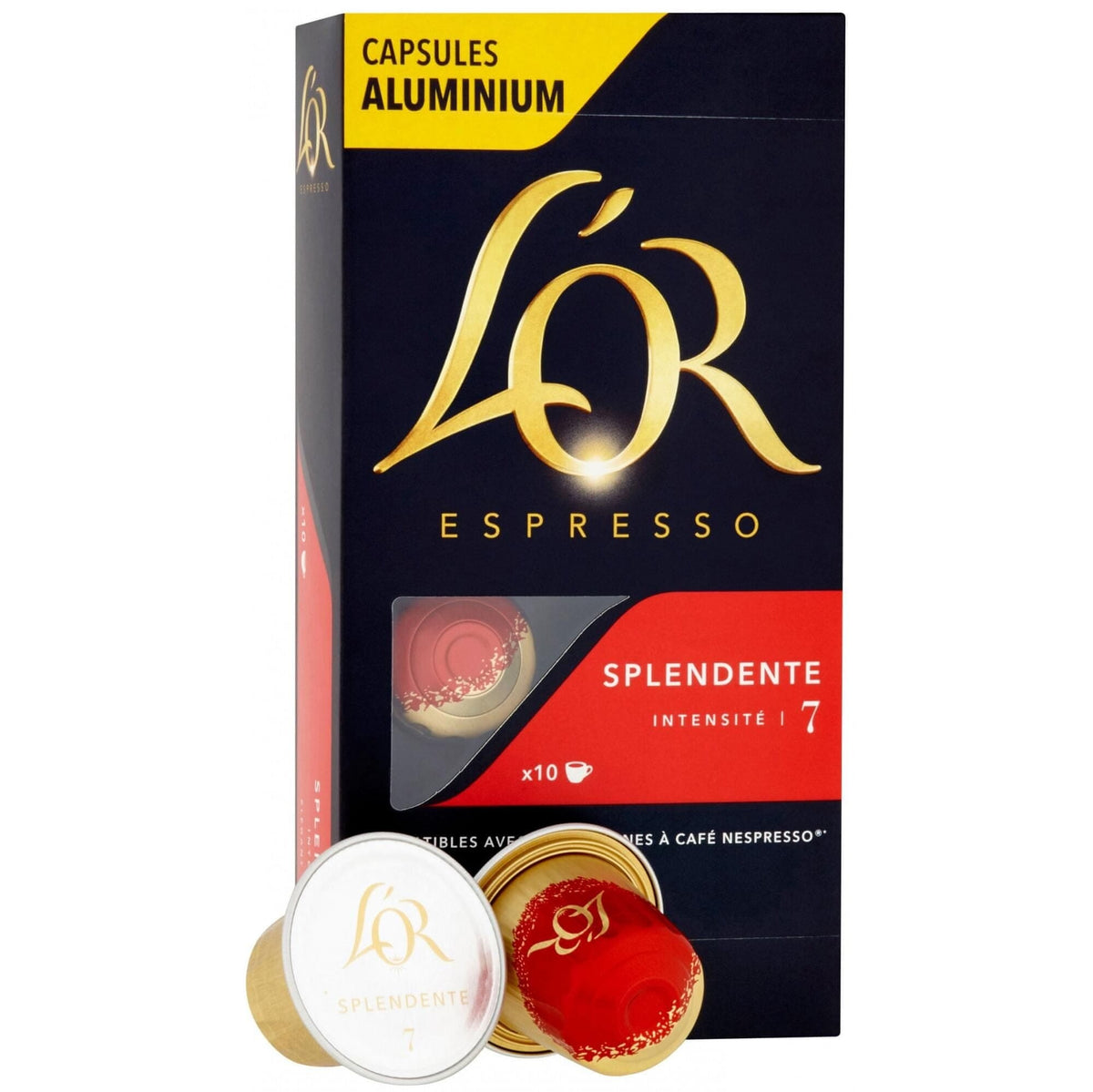 Kapsle L&#39;OR Espresso Splendente, 10 ks