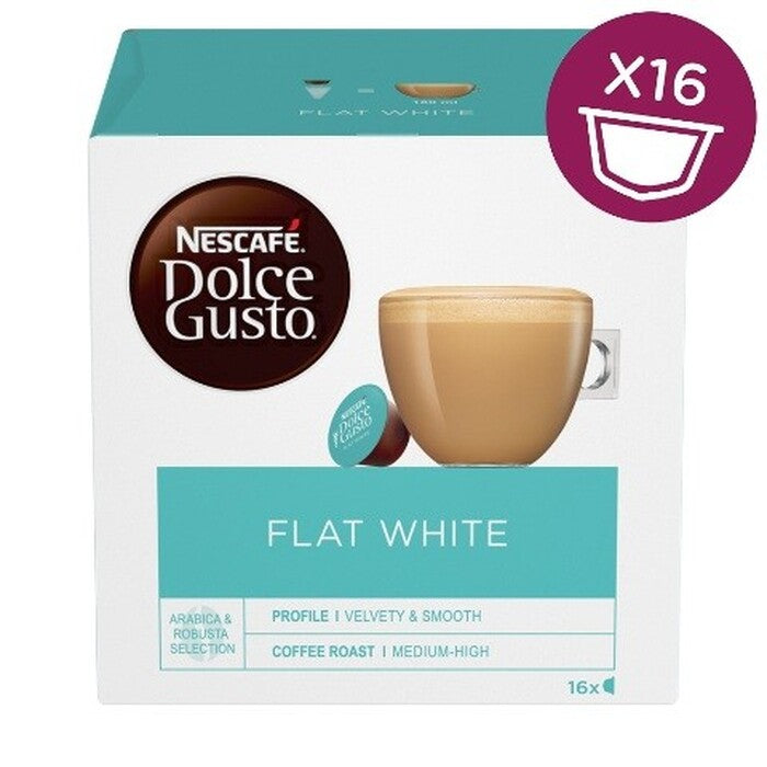 Kapsle Nescafé Dolce Gusto Flat White, 16ks