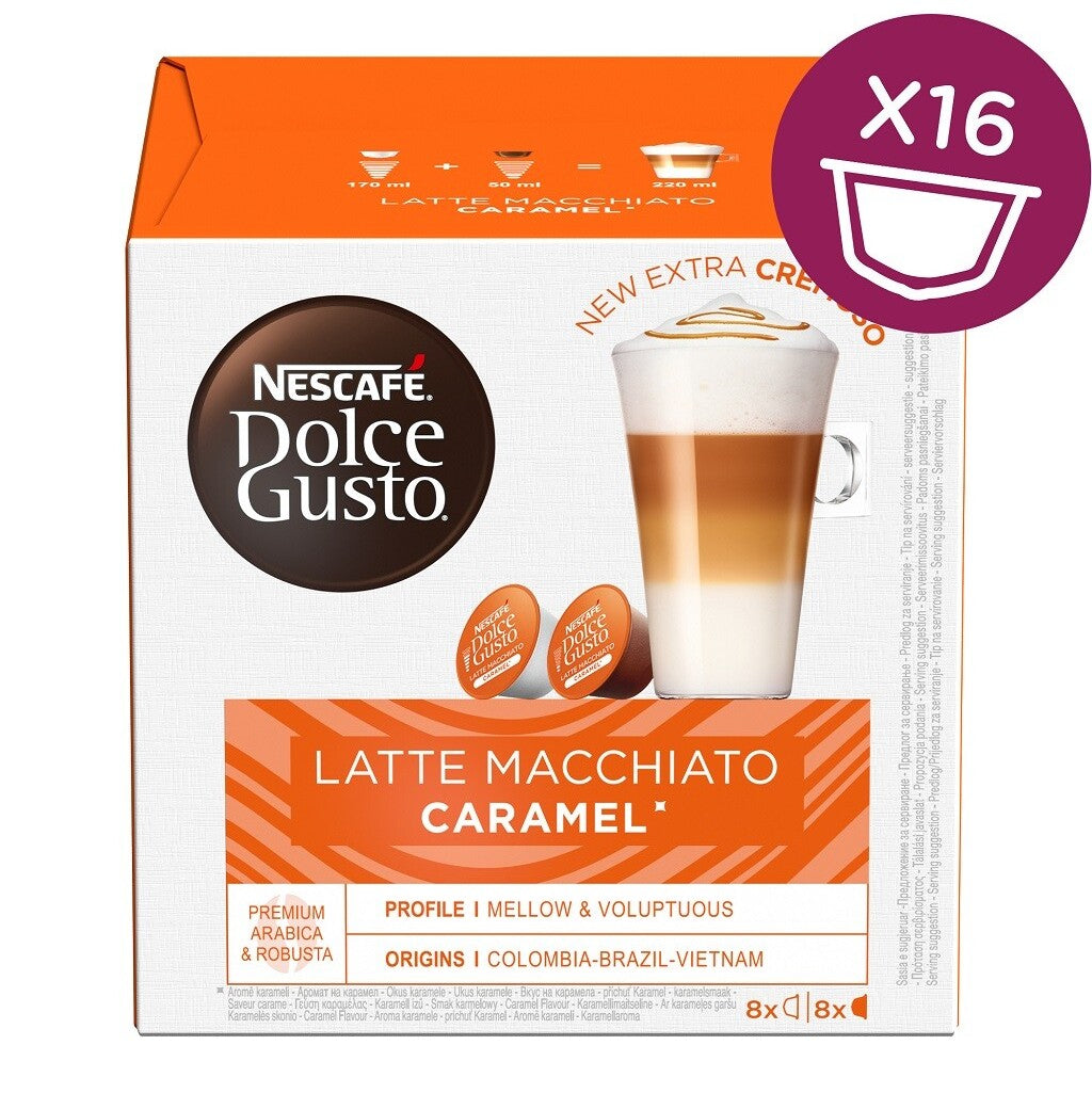 Kapsle Nescafé Dolce Gusto Latte Macchiatto Caramel, 16ks
