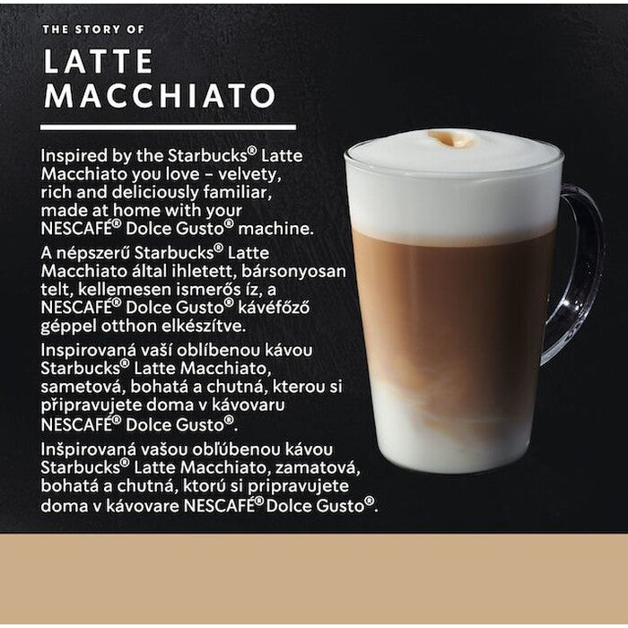 Kapsle Nescafé Starbucks Latte Macchiato, 12ks