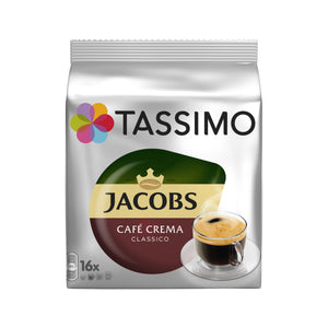 Kapsle Tassimo Jacobs Caffe Crema, 16 ks