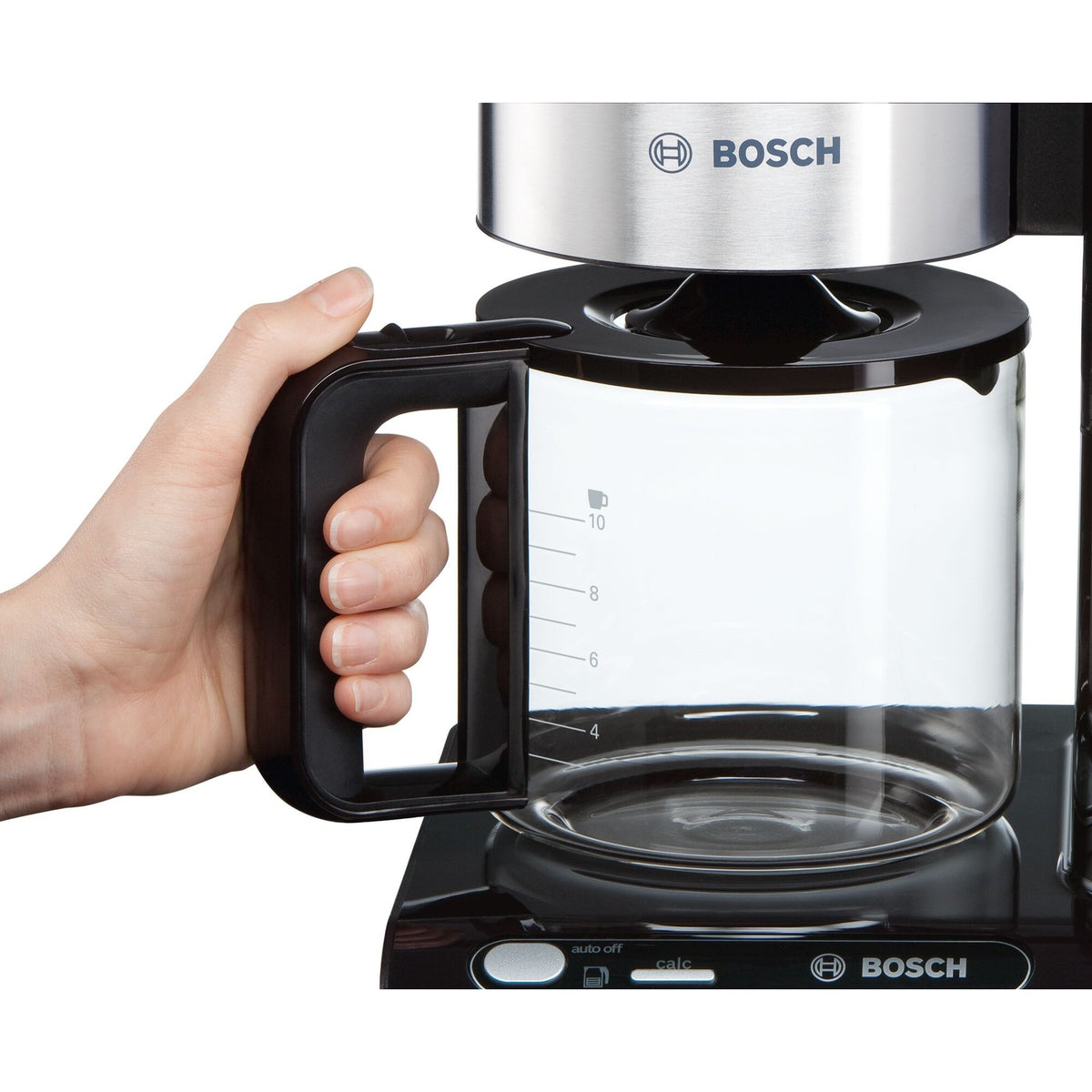 Kávovar Bosch TKA8633, černá/nerez