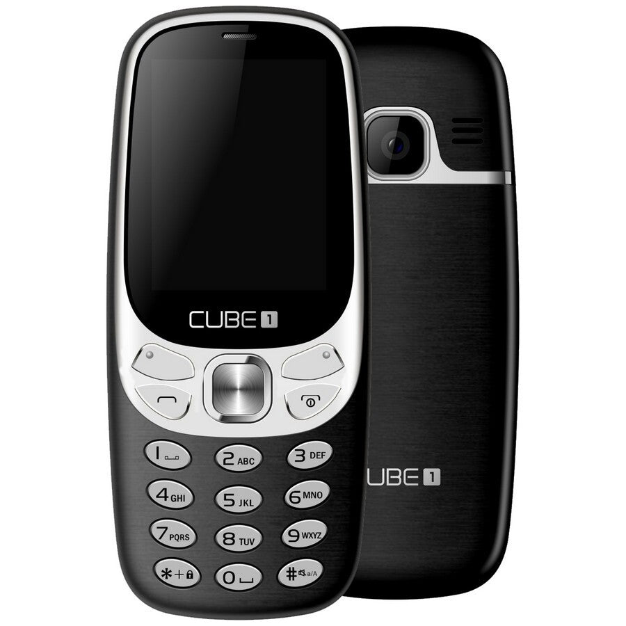 Tlačítkový telefon Cube1 F500, černá