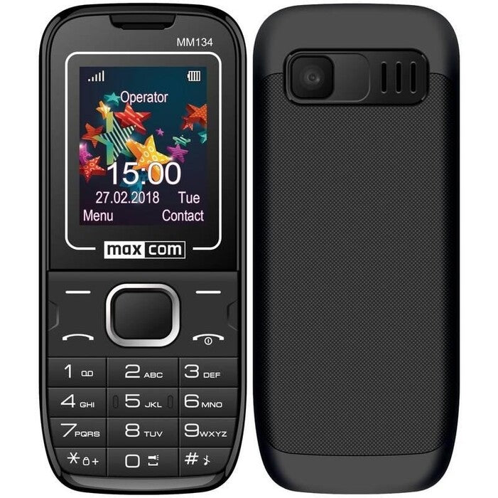 Tlačítkový telefon Maxcom Classic MM 134
