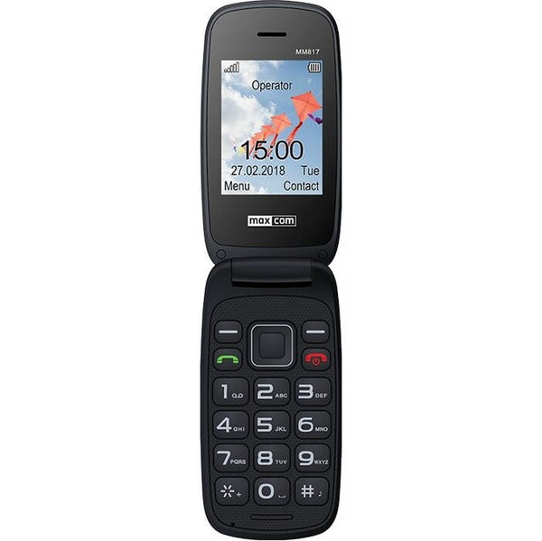 Levně Tlačítkový telefon Maxcom Comfort MM817, červená