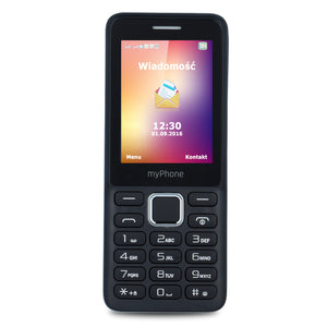 Tlačítkový telefon myPhone 6310 Easy, černá