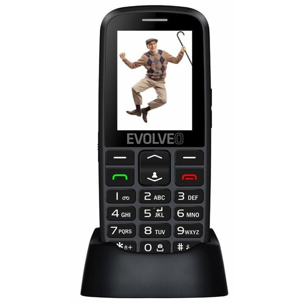 Levně Tlačítkový telefon pro seniory Evolveo EasyPhone EG, černý