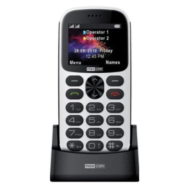 Levně Tlačítkový telefon pro seniory Maxcom Comfort MM471, bílá