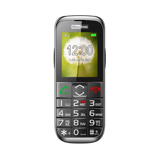 Levně Tlačítkový telefon pro seniory Maxcom MM720, černá