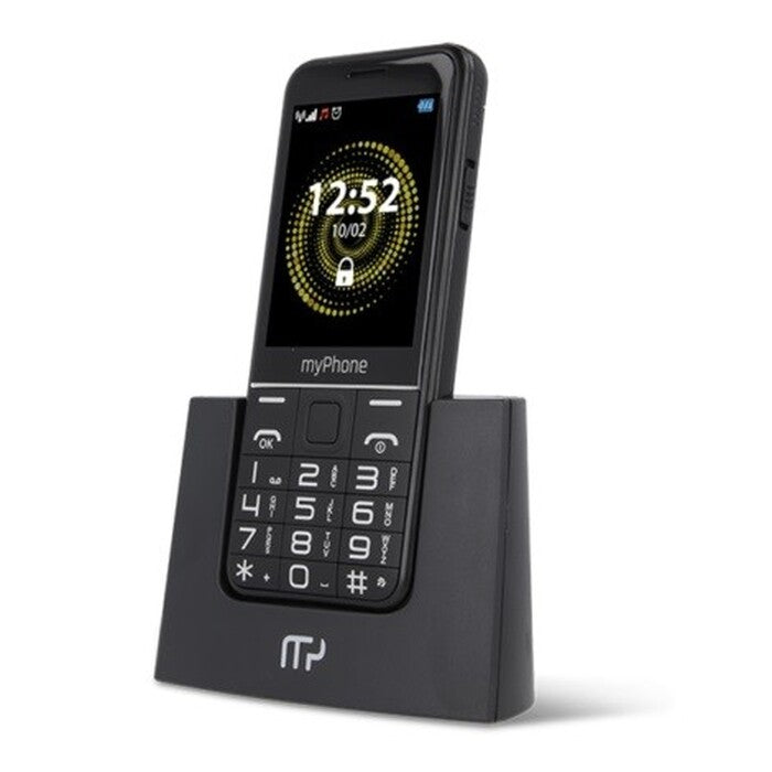 Tlačítkový telefon pro seniory myPhone Halo Q, černá