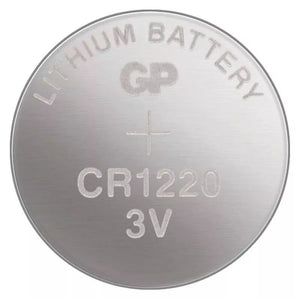 Knoflíková baterie GP, lithiová  CR1220, 5 ks
