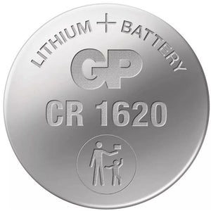 Knoflíková baterie GP, lithiová  CR1620, 5 ks