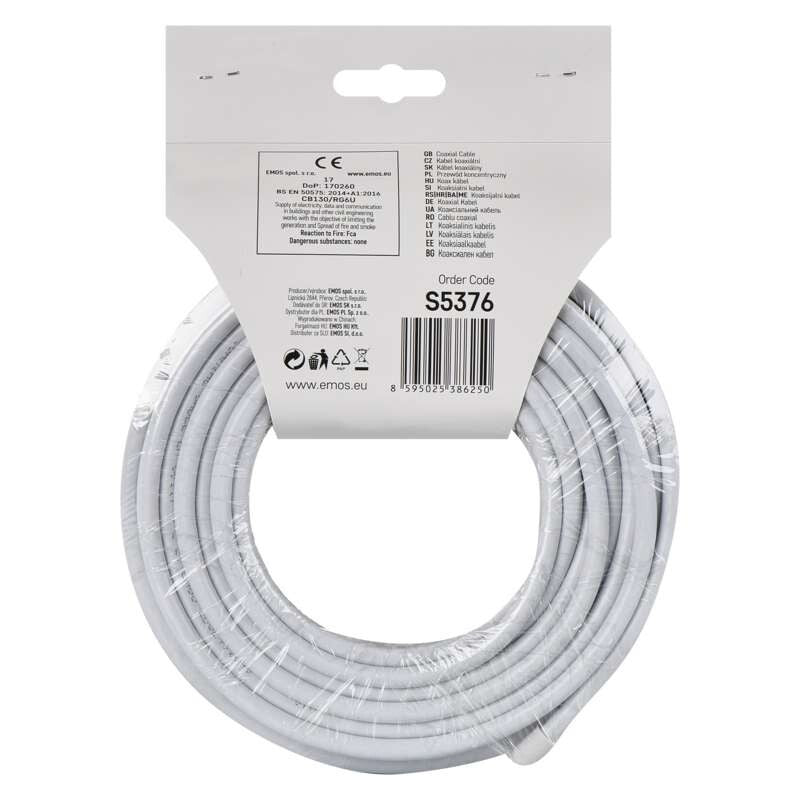 Koaxiální kabel Emos S537, 20m