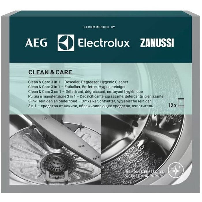 Kompletní péče o pračku AEG Clean and Care, 3v1, 6ks