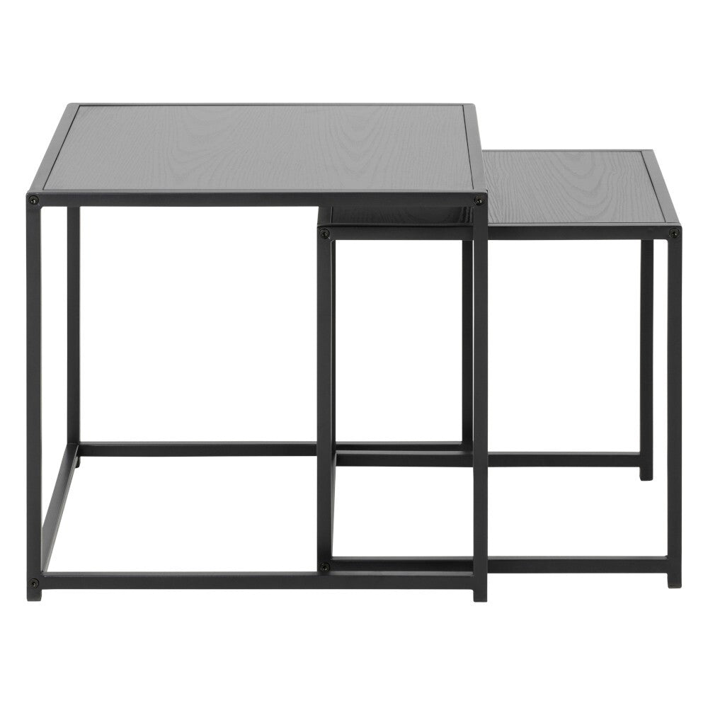 Konferenční stolek Benato (50x45x50 cm, černá) - PŘEBALENO