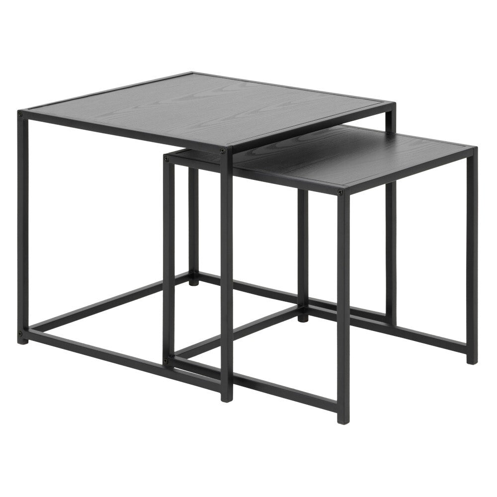 Konferenční stolek Benato (50x45x50 cm, černá) - PŘEBALENO