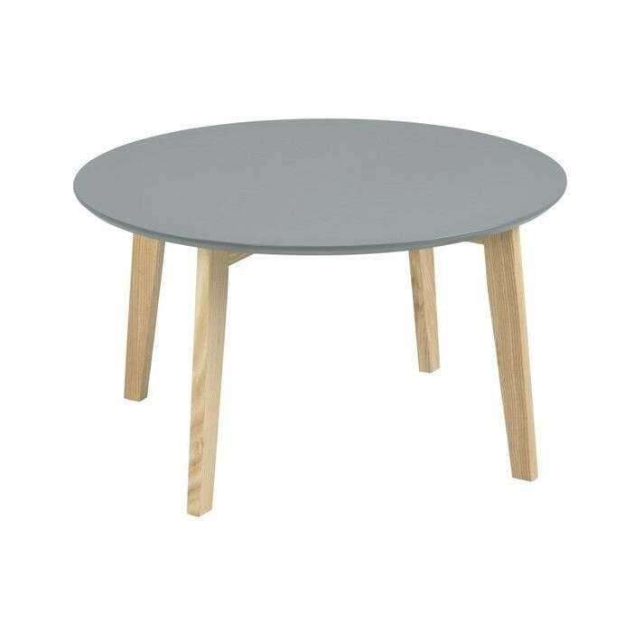 Konferenční stolek Molina (šedá deska/jasan nohy)