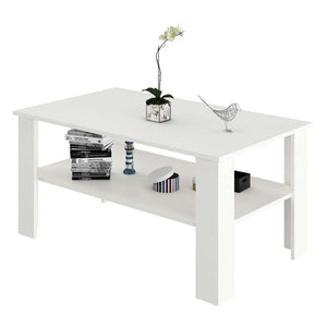 Konferenční stolek New Kwadro (bílá) - PŘEBALENO