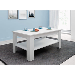 Konferenční stolek Nive - obdélník (alpská bílá) - PŘEBALENO