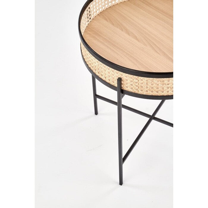 Konferenční stolek Pilea (natural, černá)