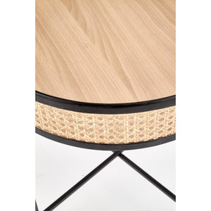 Konferenční stolek Pilea (natural, černá)