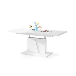 Konferenční stolek rozkládací Flox (bílá)