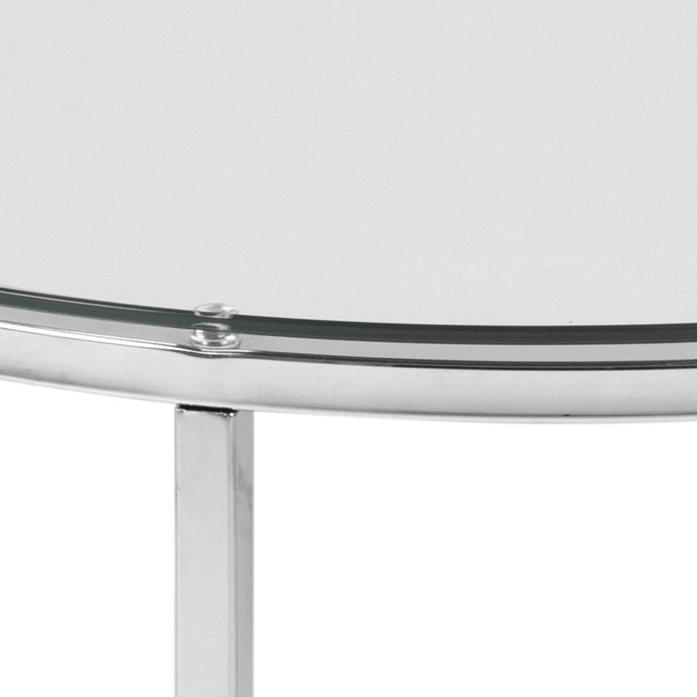 Konferenční stolek Stafori (chrom)