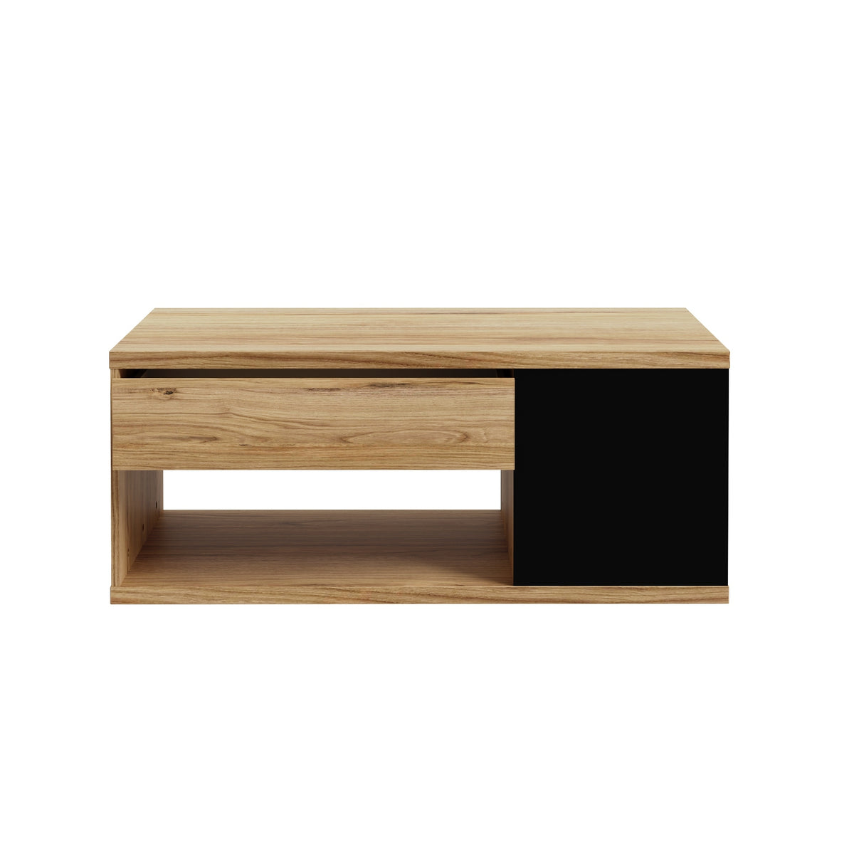 Konferenční stolek Theme (černá, dub katania)
