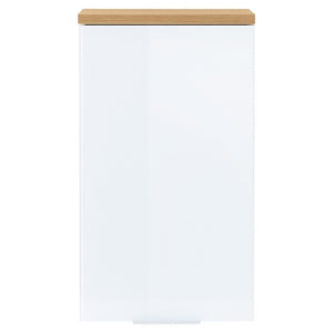 Koupelnová skříňka Melina závěsná (39x69x27 cm, dub / bílá)