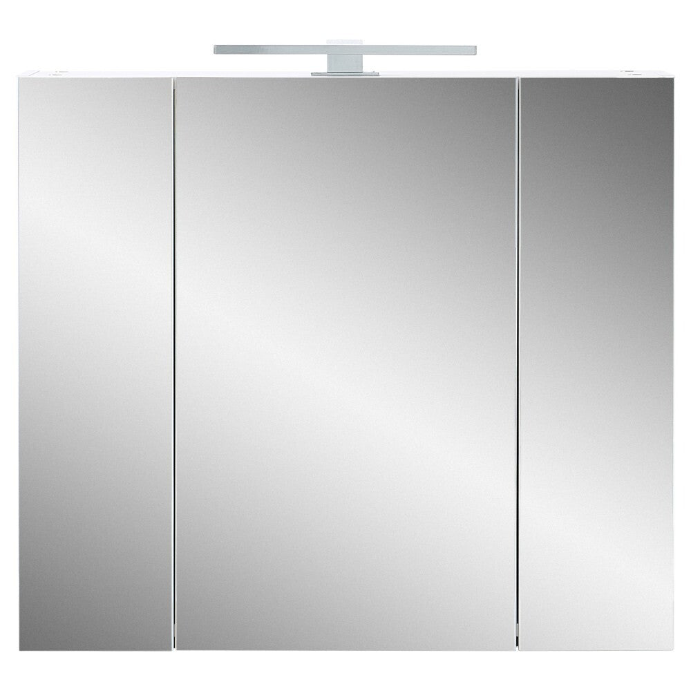 Koupelnová skříňka Morety se zrcadlem (76x71x23 cm, bílá)