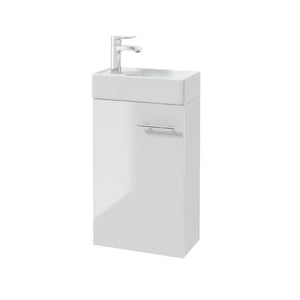 Koupelnová skříňka s umyvadlem Kick (40x68x22 cm, bílá) - II. jakost