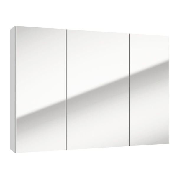 Levně Koupelnová skříňka Soul se zrcadlem (85x60x15 cm, bílá)