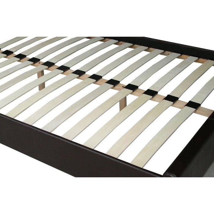 Kovová postel Vera 160x200, třešeň, černá, bez matrace