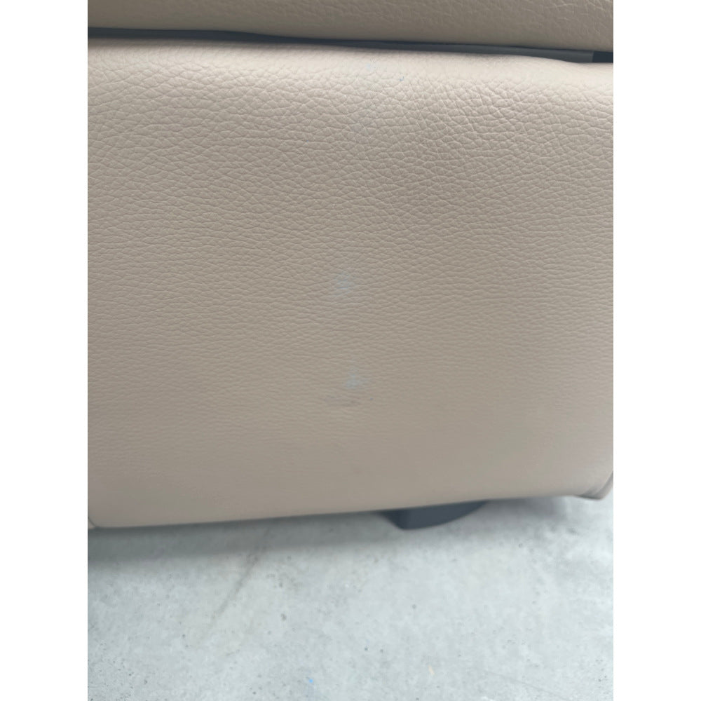 Kožená sedačka rozkládací Polo pravý roh béžová - II. jakost