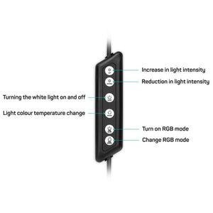 Kruhové RGB LED světlo Connect IT (CLI-2020-SM)