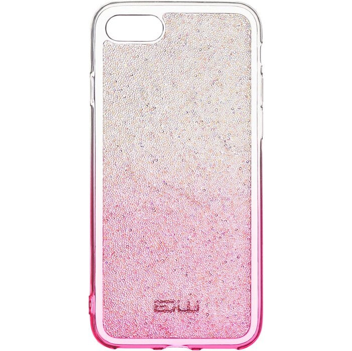 Zadní kryt pro iPhone 7/8/SE (2020), Rainbow, růžovo/stříbrná