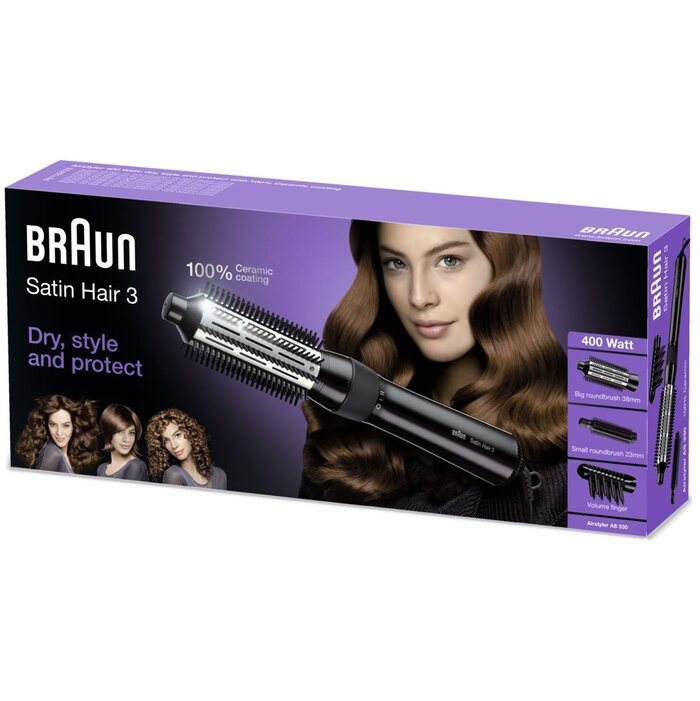 Kulmofén Braun AS330 Satin Hair 3, 400W