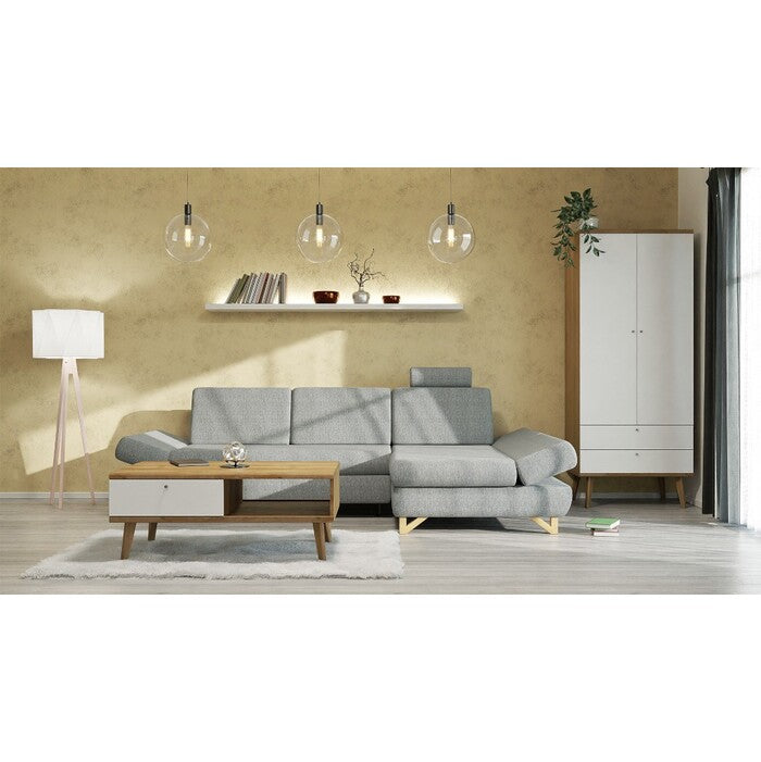 Lampa Piano (šedá, 140 cm)