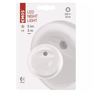 LED noční světlo s fotosenzorem Emos P3315, do zásuvky