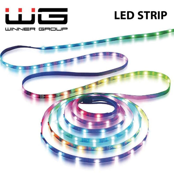 Levně LED RGB pásek WG16 s ovladačem i s aplikaci, 2x5 metrů, IP 65