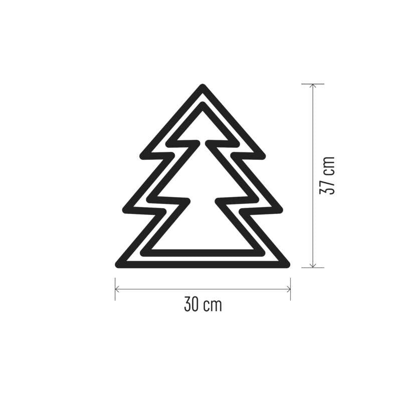 LED vánoční stromek Emos ZY2200, vnitřní, teplá bílá, 37 cm