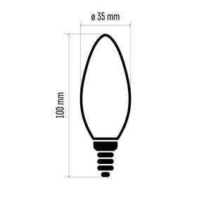 LED žárovka Emos Z74201, E14, svíčka, 2W, neutrální bílá