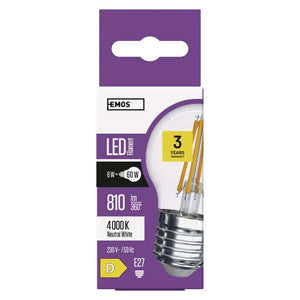 LED žárovka Emos ZF1141, E27, 6W, neutrální bílá