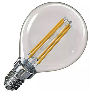 LED žárovka Emos ZF1220 Mini Globe, E14, 3,4W, teplá bílá