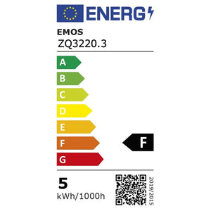 LED žárovka Emos ZQ32203, E14, 6W, svíčka, teplá bílá, 3ks